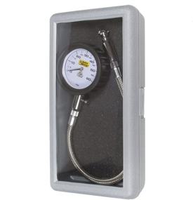 img 4 attached to 🔧 Auto Meter 2160 White Tire Pressure Gauge for Accurate and Easy Monitoring