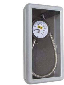 img 1 attached to 🔧 Auto Meter 2160 White Tire Pressure Gauge for Accurate and Easy Monitoring