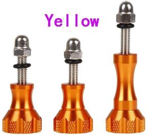 img 2 attached to Eprosperous Aluminum Thumbscrew Gopro Color
