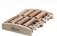 👣 relieve muscle tension with dual wooden foot massage roller - acupressure results, soothes nerve pain & plantar fasciitis, complete instructions & reflexology chart logo