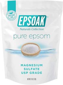 img 4 attached to USP Magnesium Sulfate - 2 lbs. Epsoak Epsom Salt