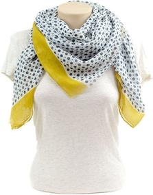 img 2 attached to Stylish Floral Fashion Wrap Shawl: Lightweight Scarfs for Women, Ideal for Fall-Winter Season