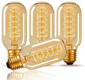 img 4 attached to CTKcom Incandescent Equivalent Decorative Bulb: 110V 130V - Energy-Efficient Lighting Solution