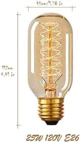 img 3 attached to CTKcom Incandescent Equivalent Decorative Bulb: 110V 130V - Energy-Efficient Lighting Solution