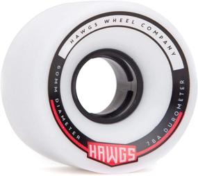 img 1 attached to Hawgs Chubby Longboard Wheels White