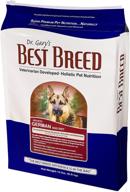 высокооцененный сухой корм для собак, произведенный в сша: лучший рацион для немецкой овчарки best breed. логотип
