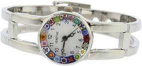 img 3 attached to ⌚️ Великолепные часы Murano Millefiori: изысканные металлические браслеты времени