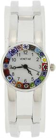 img 2 attached to ⌚️ Великолепные часы Murano Millefiori: изысканные металлические браслеты времени