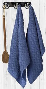 img 2 attached to 🧺 Bliss Casa Kitchen Towels and Dish Cloth Set (12 Pack, 15 x 25 Inch) – Soft and Absorbent 100% Cotton Towels for Daily Use in the Kitchen – Tea Towels and Bar Towels