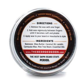 img 2 attached to 💪 The Bearded Goon's Ultra-Powerful Beard and Handlebar Mustache Wax - 1oz (30ml)