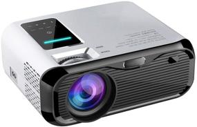 img 4 attached to 📽️ PTVDISPLAY Mini Portable WiFi Projector: 720P Native, 1080P Supported, Android System, Bluetooth, Long-lasting LED Lamp, HDMI, VGA, TF, AV, USB - Compatible with Roku, PS3!