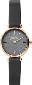 img 4 attached to Женские часы Skagen Amberline с кожаным ремешком