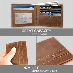 img 2 attached to Genuine Leather Wallets Features MALW374 Men's Accessories in Wallets, Card Cases & Money Organizers