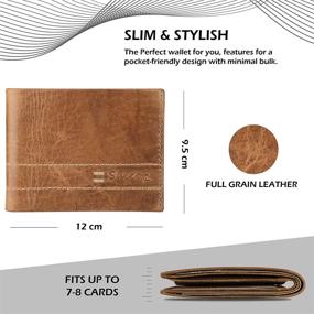 img 3 attached to Genuine Leather Wallets Features MALW374 Men's Accessories in Wallets, Card Cases & Money Organizers