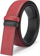 👩 vatees women's genuine leather reversible accessories and belts for enhanced seo logo