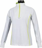 tuffrider ladies sleeve sport shirt logo