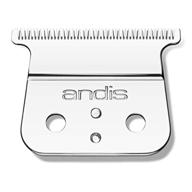 🔪 andis 04850 gtx deep tooth t-outliner replacement blade – high-quality carbon steel, polished finish, 1 count logo
