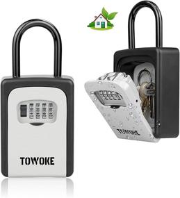 img 4 attached to 🔒 Бокс с сейфовым замком: решение для хранения ключей TOWOKE для использования на улице