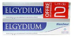 img 1 attached to Lot of 2x75ml Elgydium Whitening Toothpaste with Bicarbonate for Effective Teeth Whitening