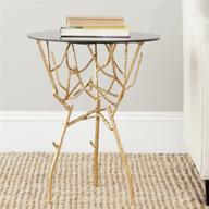 🌟 safavieh home collection tara accent table, gold - stylish and functional furniture addition logo