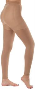 img 2 attached to 🩲 Premium USA-Made Compression Leggings for Women: Absolute Support 20-30 mmHg