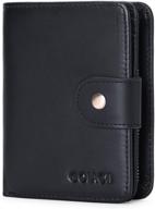 goiacii genuine leather rfid blocking wallets: secure your essentials in style! logo