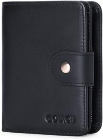 img 4 attached to GOIACII Genuine Leather RFID Blocking Wallets: Secure Your Essentials in Style!