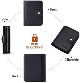 img 2 attached to GOIACII Genuine Leather RFID Blocking Wallets: Secure Your Essentials in Style!