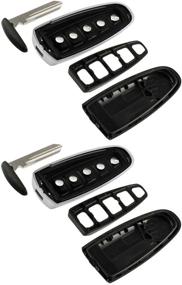 img 1 attached to 🔑 Premium Set of 2 Shell Case Key Fob Keyless Entry Remotes for Ford Edge Expedition Explorer Flex Focus Taurus Lincoln MKX MKS MKT Navigator 2011-2016 (M3N5WY8609)