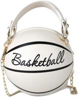 qiming basketball handbags spherical shoulder women's handbags & wallets in totes logo