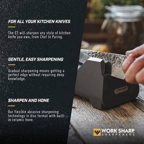 img 1 attached to 🔪 Enhanced E2 Kitchen Knife Sharpener by Work Sharp