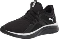 🏃 puma women's 19435505 running black athletic shoes: enhance your performance in style logo