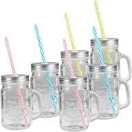 tosnail mason handle plastic straws: stylish, eco-friendly sippers for every occasion logo