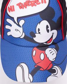 img 1 attached to 🐭 Disney Mickey Mouse 2 Pack Baseball Cap: Ideal Toddler/Little Boys Accessories