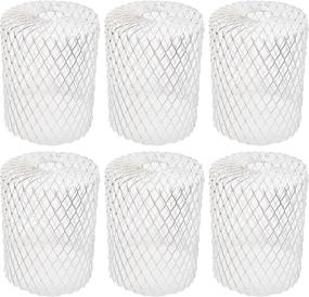 img 4 attached to 🍃 Gutter Guard 6-Pack: Leaf Filter Gutter Strainer & Downspout Guard - Mesh Leaf Guards for Effective Drainage - Up to 4in Diameter - Ultimate Gutter Maintenance Solution