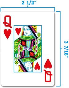 img 1 attached to Copag 1546 Professional Poker Size Jumbo Index ♠️ Red/Blue Double Deck Set - 100% Plastic Playing Cards