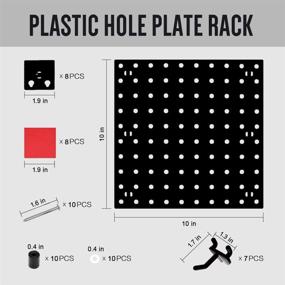 img 2 attached to HJW Pegboard Organizer Accessories Installation Storage & Organization