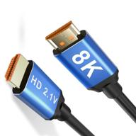 laiduoao hdmi-кабель 8k: высокая скорость 48gbps для 8k@60hz, 4k@120hz, hdr, 3d, earc - совместим с apple tv, samsung qled tv dolby vision, dolby atmos, vrr логотип