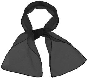 img 4 attached to Allegra Transparent Skinny Organza Bandana