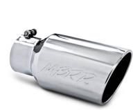 🔥 enhance your exhaust system with mbrp t5073 6" o.d. angled rolled exhaust tip (t304) logo