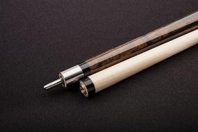 img 2 attached to 🎱 Mizerak 58" Premium Maple Billiard Cue: Stainless Steel Joint, 8-Layer Leather Tip – 2-Piece Marvel!