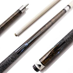 img 4 attached to 🎱 Mizerak 58" Premium Maple Billiard Cue: Stainless Steel Joint, 8-Layer Leather Tip – 2-Piece Marvel!