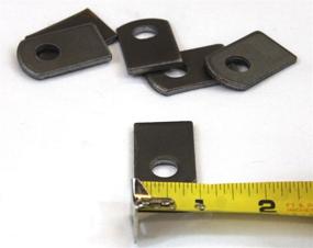 img 1 attached to Weld Steel Flat Tab Brackets Industrial Hardware