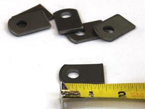 img 2 attached to Weld Steel Flat Tab Brackets Industrial Hardware