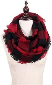 img 1 attached to StylesILove Collection Infinity Regular Buffalo Women's Accessories for Scarves & Wraps