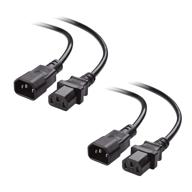 💡 cable matters 2-pack 3-feet computer power extension cord, pdu power extension cable (iec c14 to iec c13 pdu power cord) logo