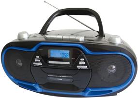img 1 attached to 🎶 The Supersonic SC745BLU Portable Mp3/CD/USB/Aux/AM/FM Radio: Your All-in-One Musical Companion