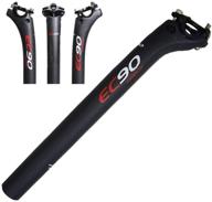 enhanced performance with ec90 carbon fiber bike seat post - 3k seatpost for mtb road & mountain bikes cycling логотип