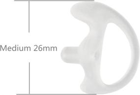 img 2 attached to JEUYOEDE Replacement Silicone Acoustic Earpiece Outdoor Recreation