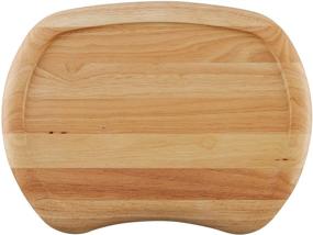 img 3 attached to 🪚 Ayesha Curry 47008 Parawood Cutting Board / Serving Board - 16" x 12", Brown